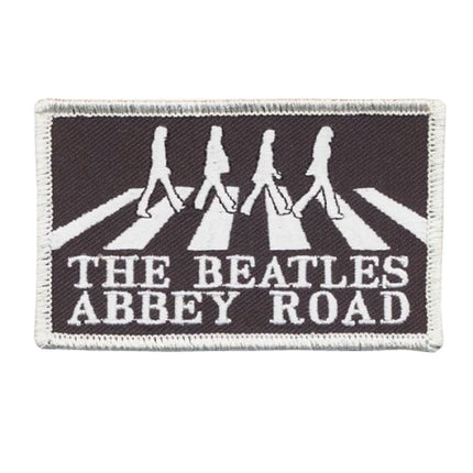 The Beatles Classic Abbey Road Crossing Embroidered Iron on Patch Silver