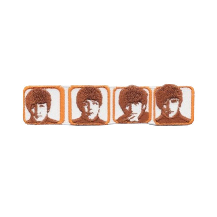 The Beatles Classic Heads in Boxes Embroidered Iron on Patch