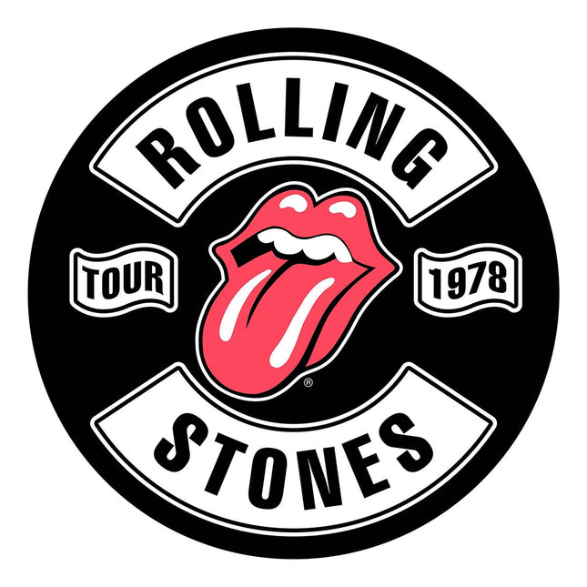 The Rolling Stones Sew on Woven Back Patch - Tour 1978
