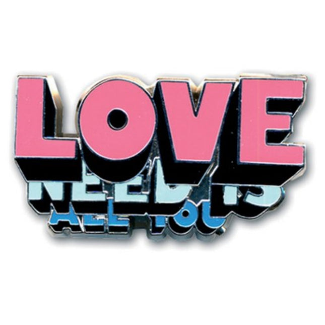 The Beatles 'All you need is Love' Enamel Metal Pin Badge
