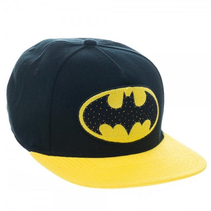 Batman Fiber Optic Lights Logo Snapback Baseball Cap