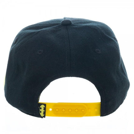 Batman Fiber Optic Lights Logo Snapback Baseball Cap