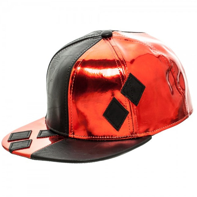 DC Comics Batman Harley Quinn PU Suit Up Adjustable Snapback Baseball Cap