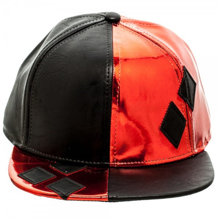 DC Comics Batman Harley Quinn PU Suit Up Adjustable Snapback Baseball Cap