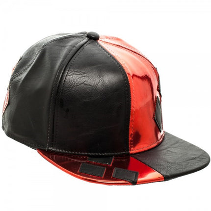 DC Comics Batman Harley Quinn PU Suit Up Adjustable Snapback Baseball Cap