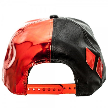 DC Comics Batman Harley Quinn PU Suit Up Adjustable Snapback Baseball Cap