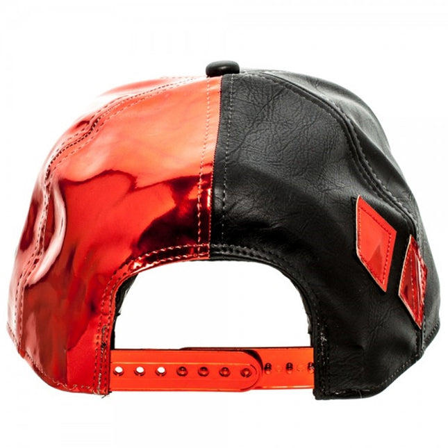 DC Comics Batman Harley Quinn PU Suit Up Adjustable Snapback Baseball Cap