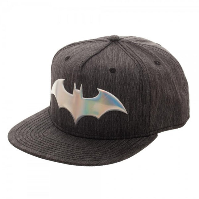 DC Comics Batman Iridescent Weld Woven Fabric Adjustable Snapback Baseball Cap
