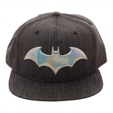 DC Comics Batman Iridescent Weld Woven Fabric Adjustable Snapback Baseball Cap