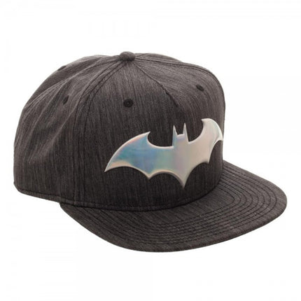 DC Comics Batman Iridescent Weld Woven Fabric Adjustable Snapback Baseball Cap