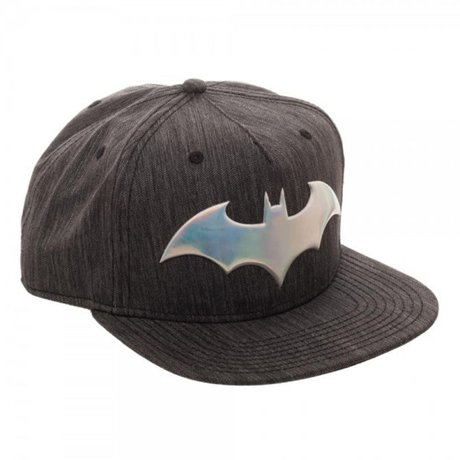 DC Comics Batman Iridescent Weld Woven Fabric Adjustable Snapback Baseball Cap