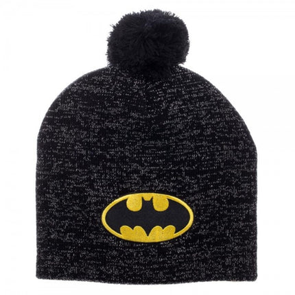 DC Comics Batman Novelty Metallic Lurex Pom Beanie