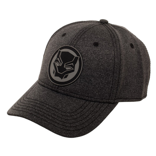 Black Panther Rubber Weld Cationic Flex Baseball Cap