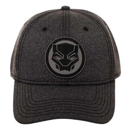 Black Panther Rubber Weld Cationic Flex Baseball Cap