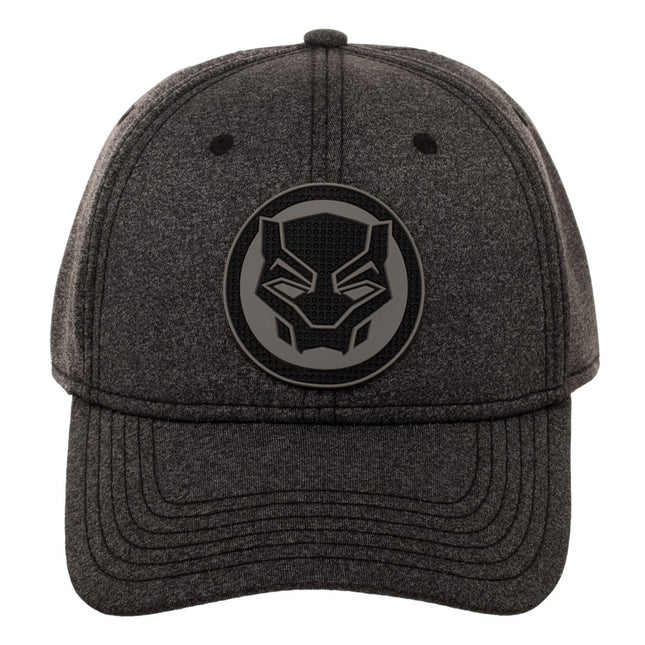 Black Panther Rubber Weld Cationic Flex Baseball Cap