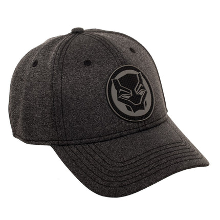 Black Panther Rubber Weld Cationic Flex Baseball Cap