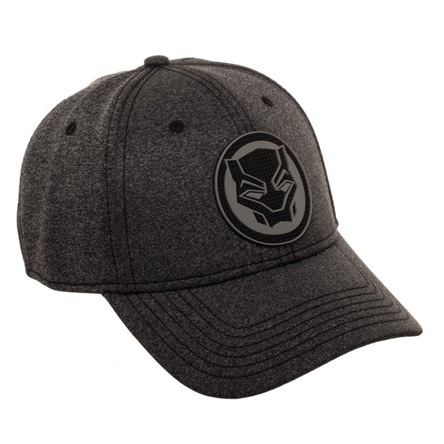Black Panther Rubber Weld Cationic Flex Baseball Cap