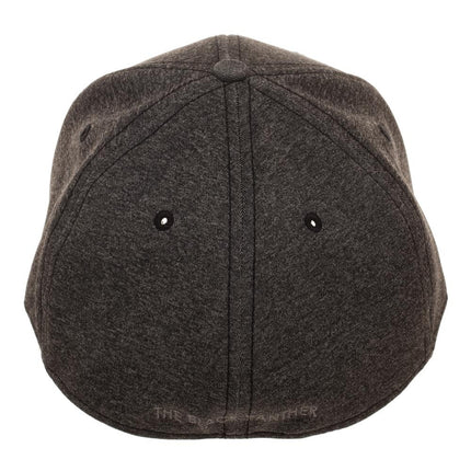 Black Panther Rubber Weld Cationic Flex Baseball Cap