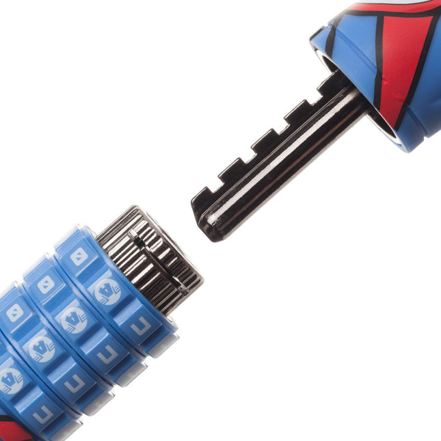 Marvel Captain America Dial Combination Braided Steel Bike Cable Lock Security