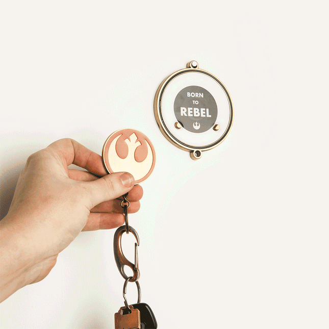 Harley Quinn Magnetic Key Chain Ring Holder
