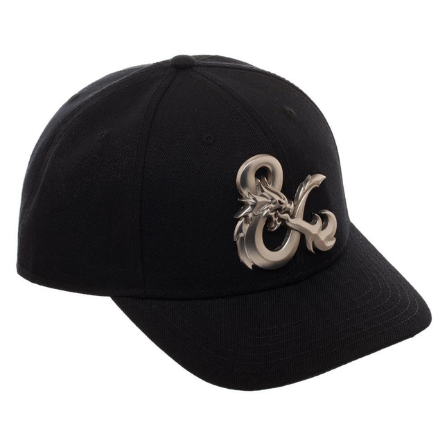 Dungeons & Dragons Ampersand Black Acrylic Wo Snapback Baseball Cap