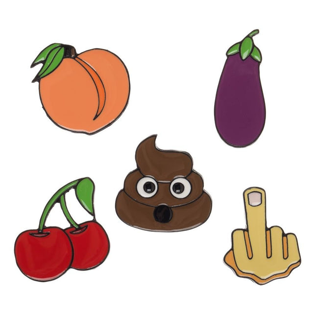 Emoji One Lapel Button Pin Badge Set