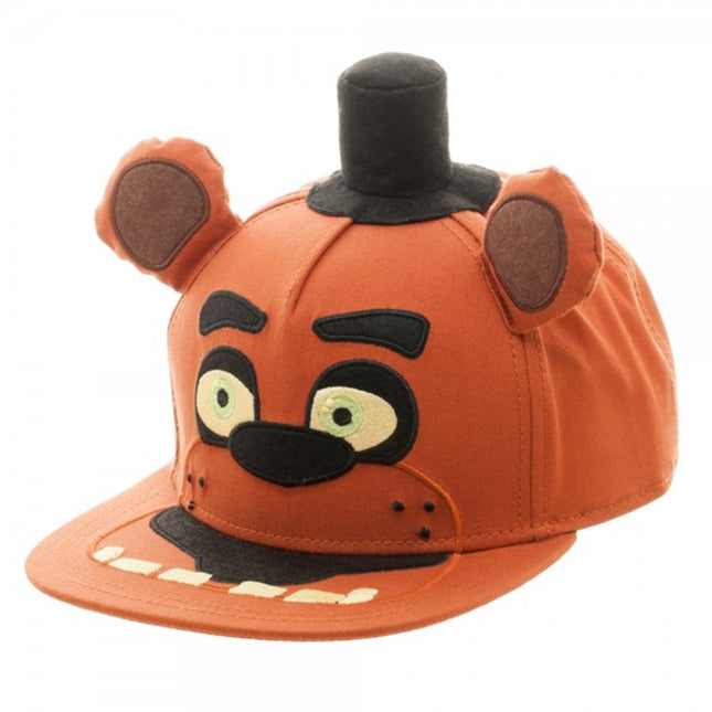 Five Nights at Freddy's Big Face Plush Snapback Baseball Cap