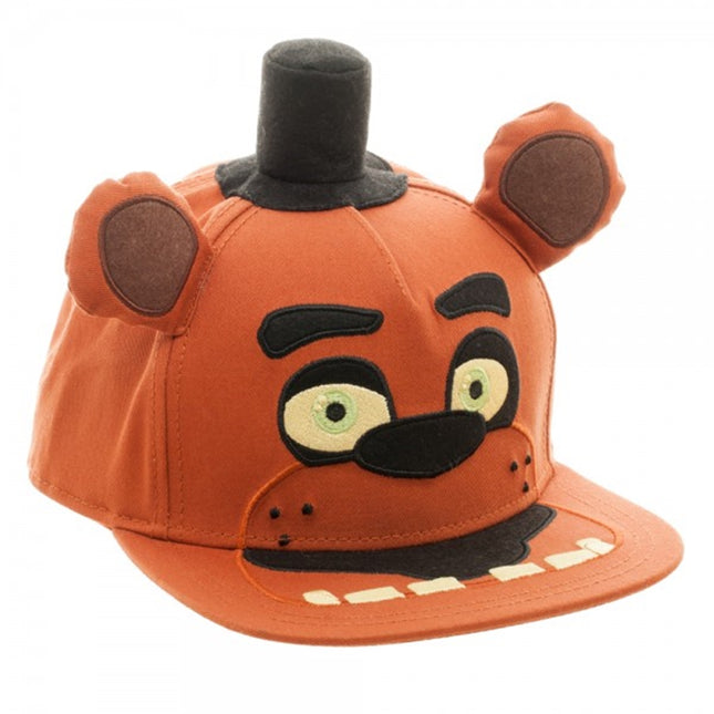 Five Nights at Freddy's Big Face Plush Snapback Baseball Cap
