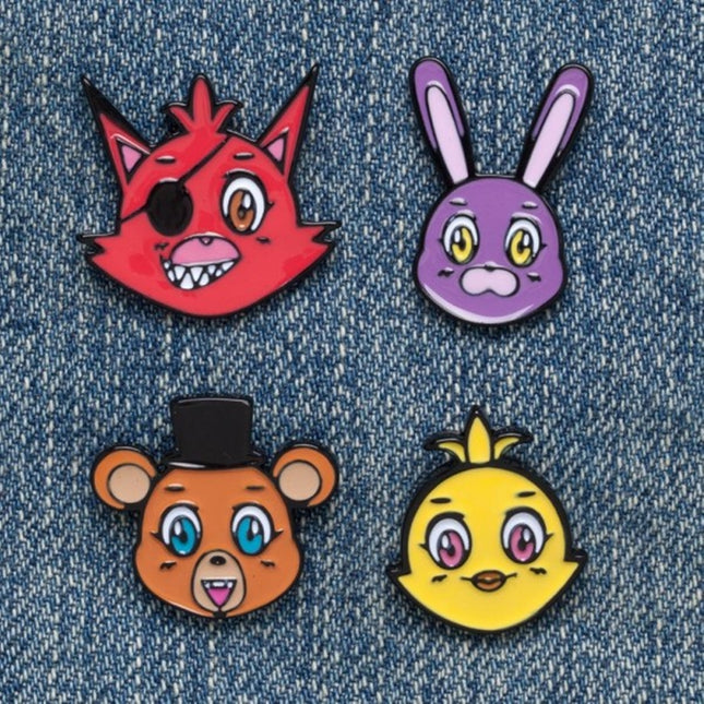 Five Nights at Freddy's Chibi Collection Lapel Button Pin Badge Set