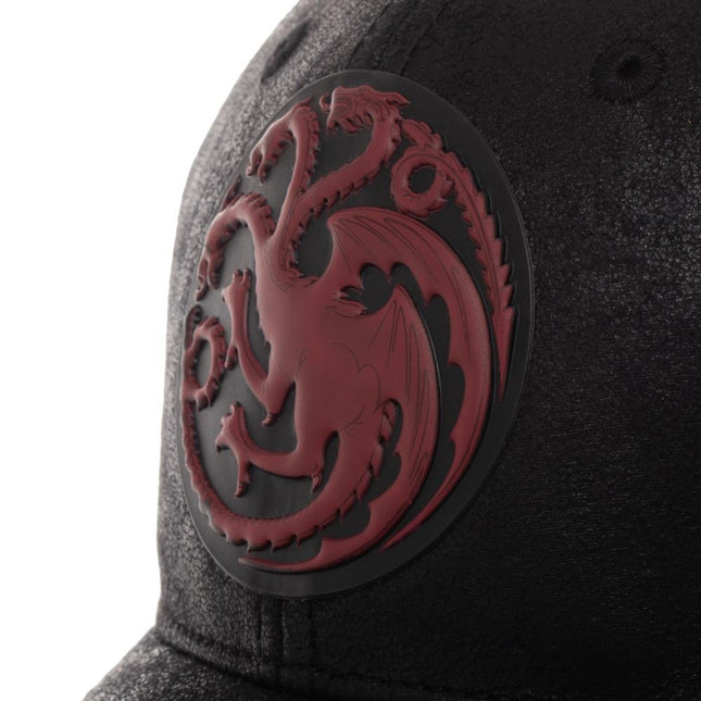 Game of Thrones Targaryen distressed PU Baseball Cap