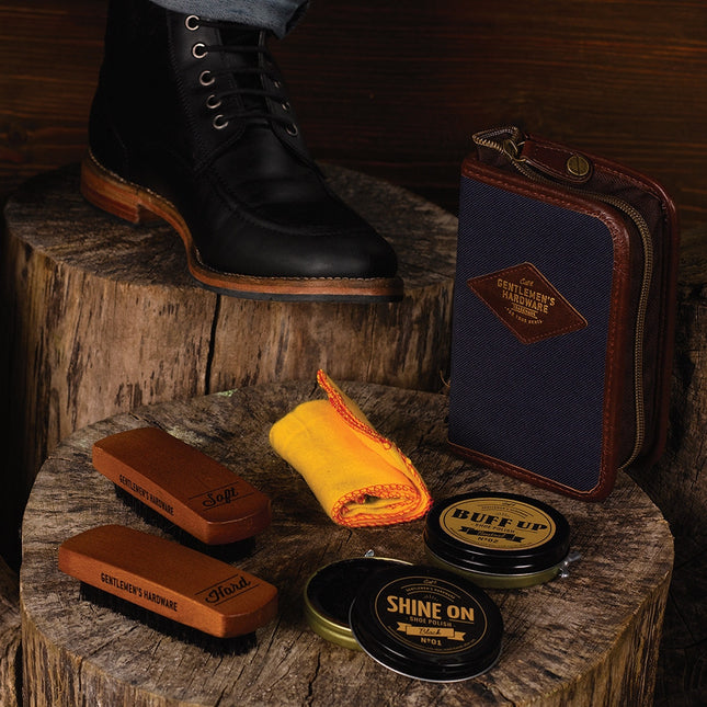 Gentlemen's Hardware Shoes Shine Care Kit