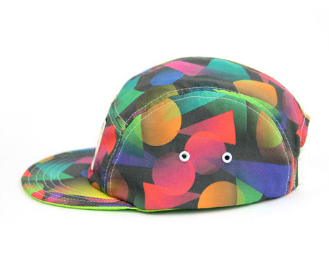 Fading Shapes Vintage Style Brim Camper