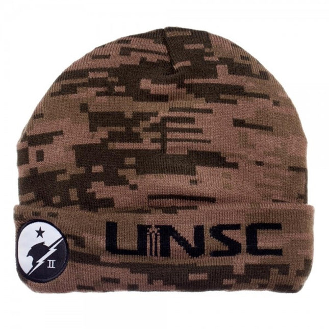 Halo 5 Camo Brown Short Billed Knit Radar Cuff Beanie