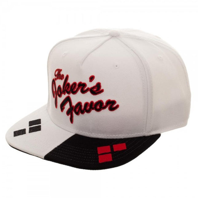Harley Quinn Embroidered Joker's Favor Wool Adjustable Baseball Cap