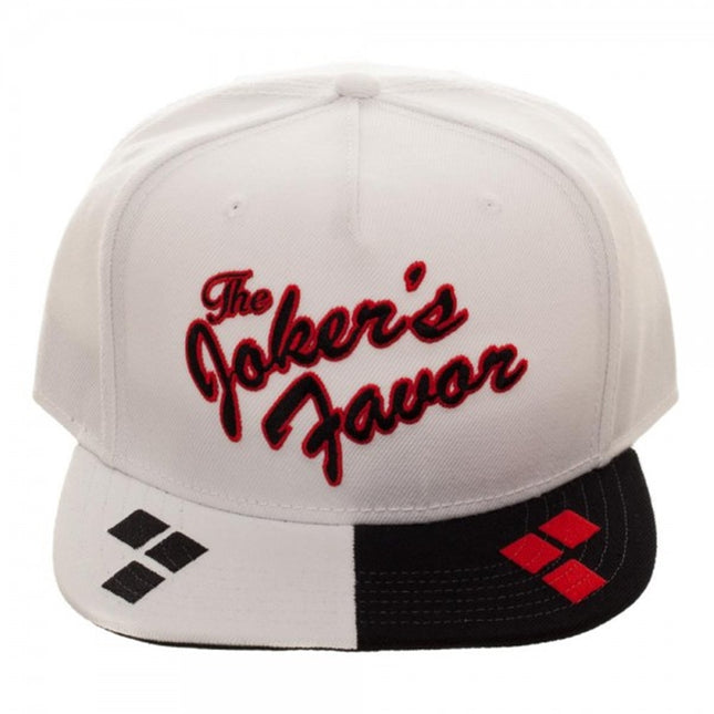 Harley Quinn Embroidered Joker's Favor Wool Adjustable Baseball Cap