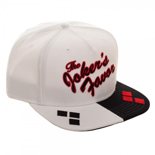Harley Quinn Embroidered Joker's Favor Wool Adjustable Baseball Cap