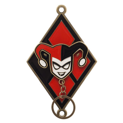 Harley Quinn Magnetic Key Chain Ring Holder