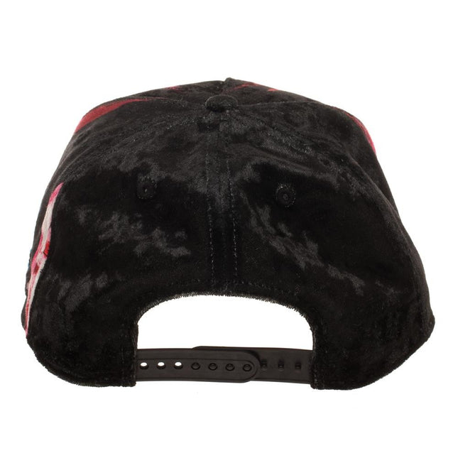 DC Comics Harley Quinn Velvet Snapback Baseball Cap