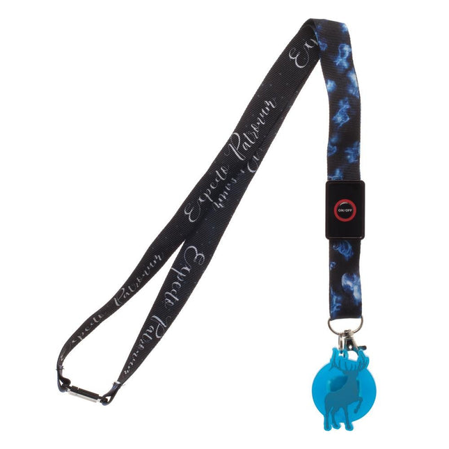 Harry Potter Expecto Patronum Blue LED Lanyard