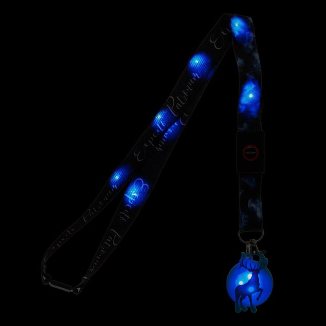 Harry Potter Expecto Patronum Blue LED Lanyard