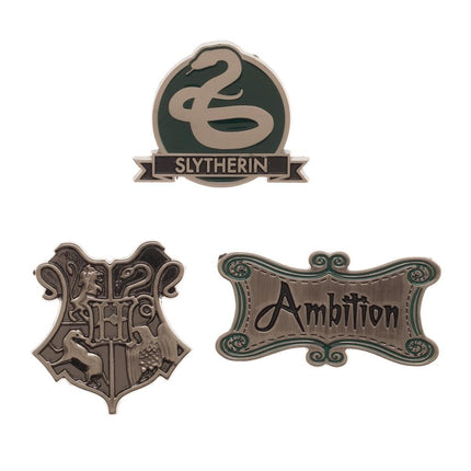 Harry Potter Slytherin Mini Lapel Pin Badge Set