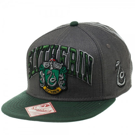 Harry Potter Slytherin Embroidered Adjustable Snapback Baseball Cap