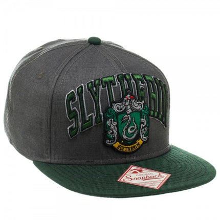 Harry Potter Slytherin Embroidered Adjustable Snapback Baseball Cap