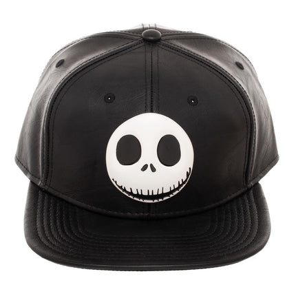 Tim Burton's Nightmare Before Christmas Adjustable Leather Snapback Baseball Cap