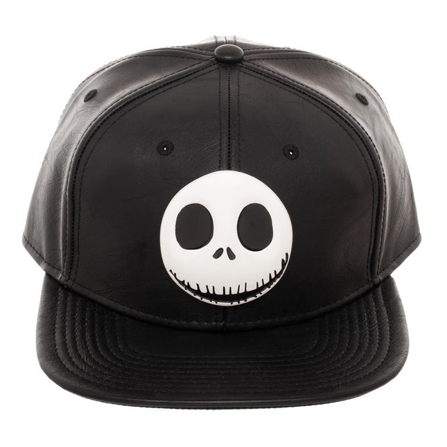 Tim Burton's Nightmare Before Christmas Adjustable Leather Snapback Baseball Cap