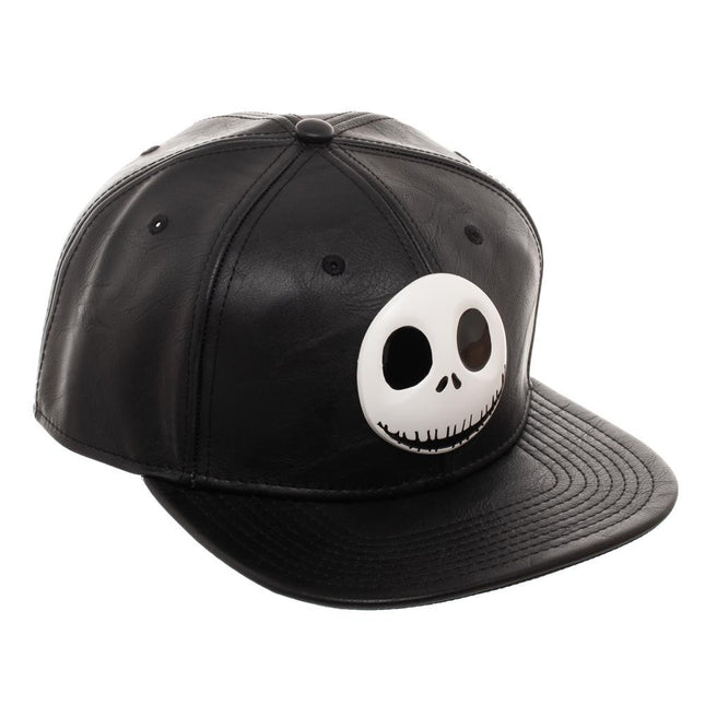 Tim Burton's Nightmare Before Christmas Adjustable Leather Snapback Baseball Cap