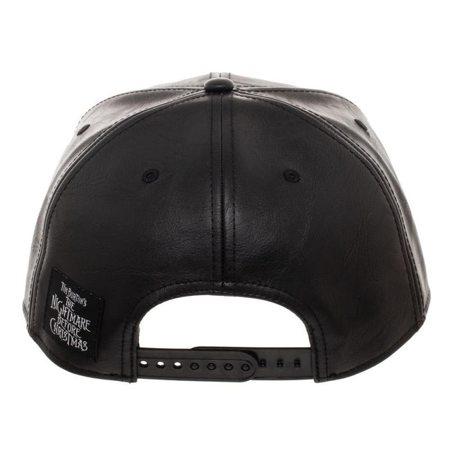 Tim Burton's Nightmare Before Christmas Adjustable Leather Snapback Baseball Cap