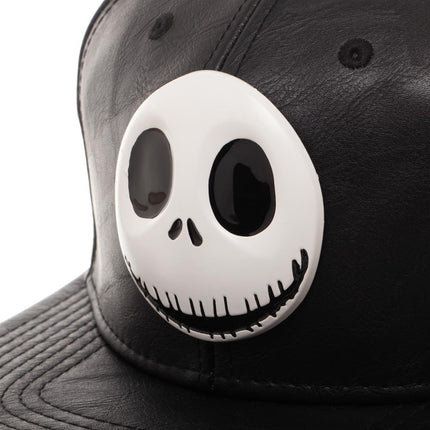 Tim Burton's Nightmare Before Christmas Adjustable Leather Snapback Baseball Cap