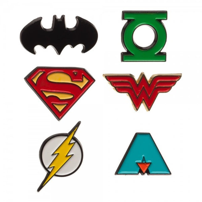 Justice League Boxed Lapel Pin Badge Set
