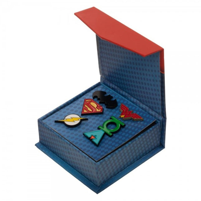Justice League Boxed Lapel Pin Badge Set